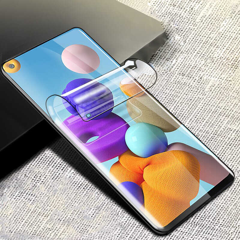 Xiaomi Mi 10 Pro Zore Süper Pet Ekran Koruyucu Jelatin Siyah