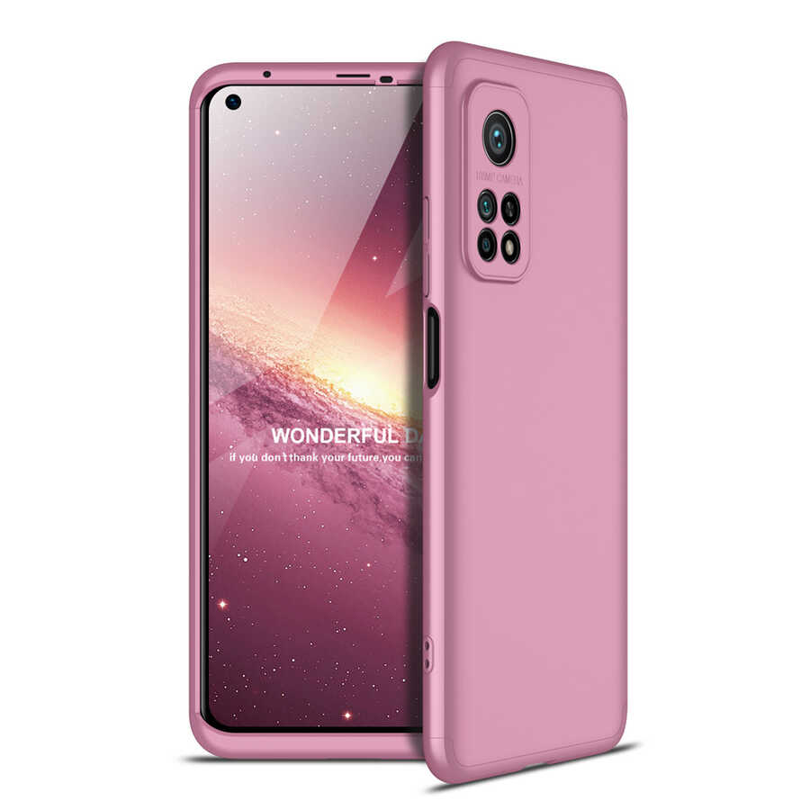 Xiaomi Mi 10T 5G Kılıf Zore Ays Kapak Rose Gold