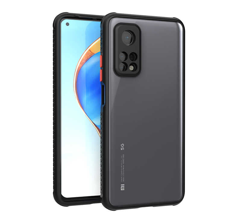 Xiaomi Mi 10T 5G Kılıf Zore Kaff Kapak Siyah