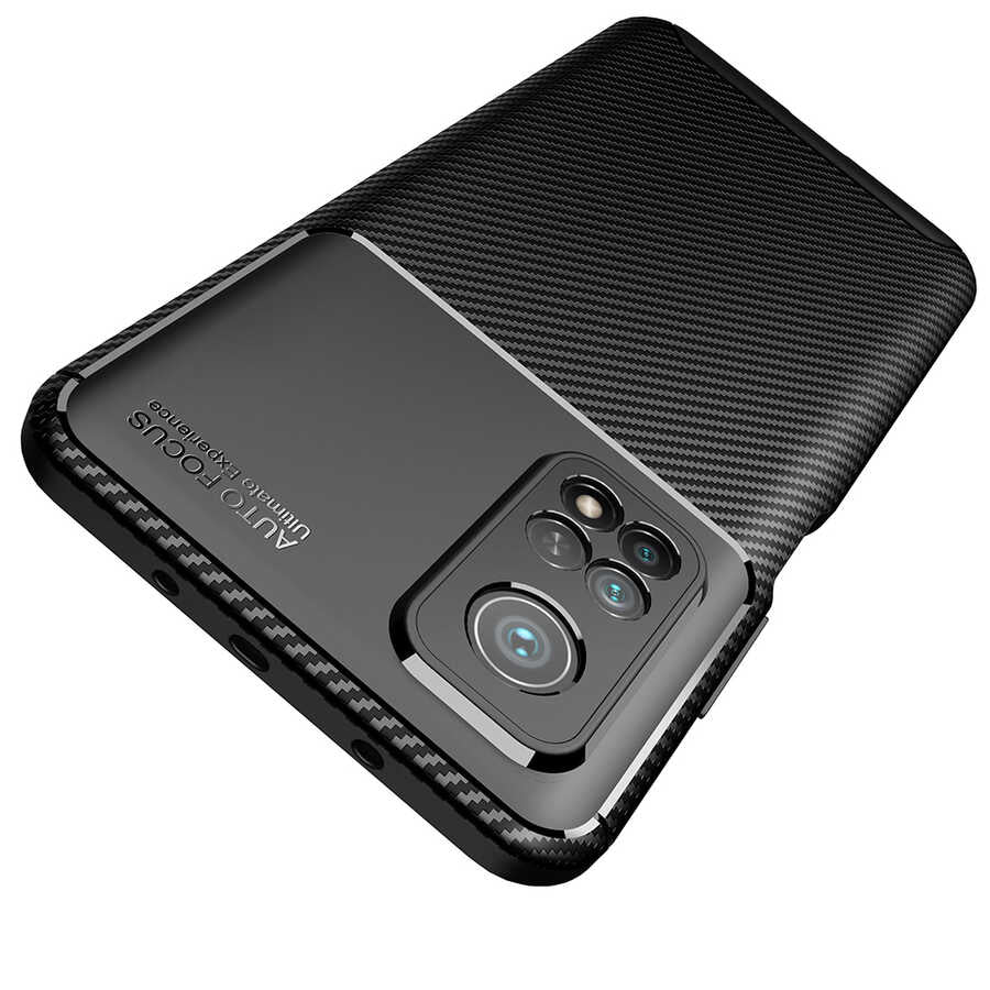 Xiaomi Mi 10T 5G Kılıf Zore Negro Silikon Kapak Lacivert