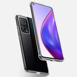 Xiaomi Mi 10T 5G Kılıf Zore Nitro Anti Shock Silikon Renksiz