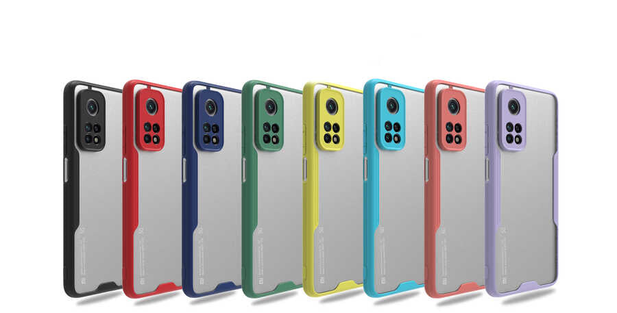 Xiaomi Mi 10T 5G Kılıf Zore Parfe Kapak Kırmızı