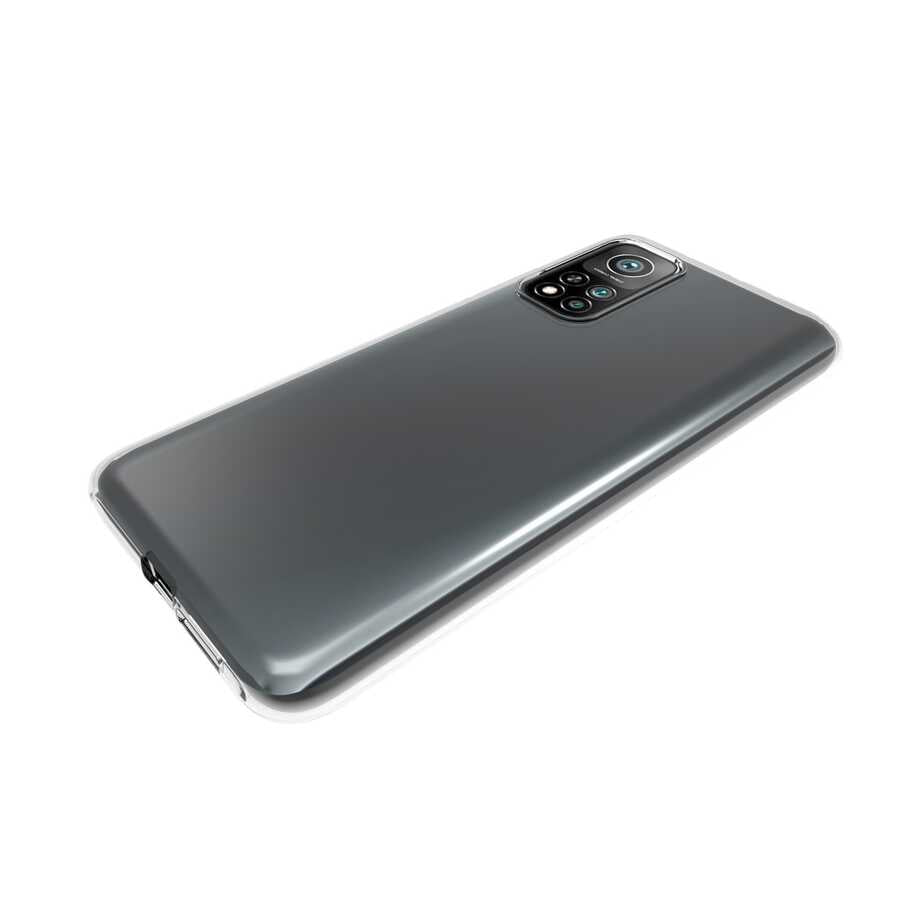 Xiaomi Mi 10T 5G Kılıf Zore Süper Silikon Kapak Renksiz