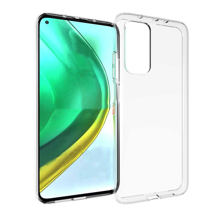 Xiaomi Mi 10T 5G Kılıf Zore Süper Silikon Kapak Renksiz