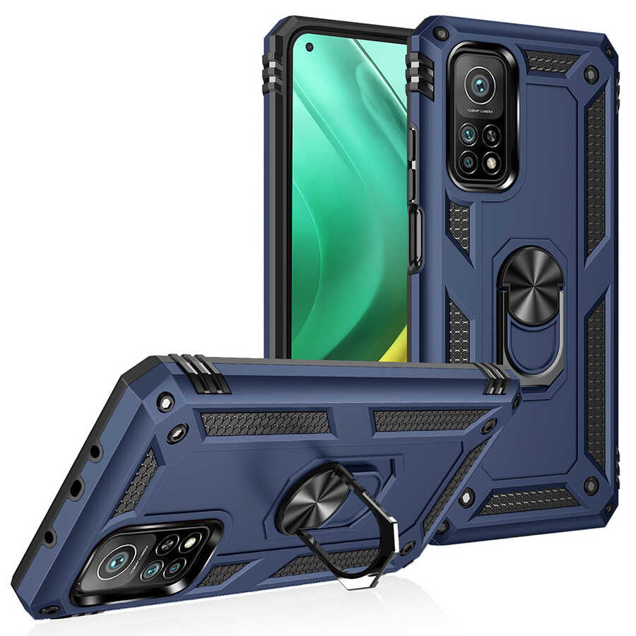 Xiaomi Mi 10T 5G Kılıf Zore Vega Kapak Rose Gold