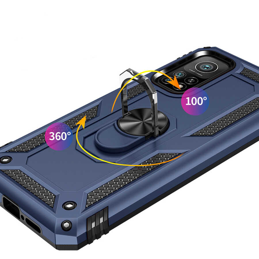Xiaomi Mi 10T 5G Kılıf Zore Vega Kapak Gold