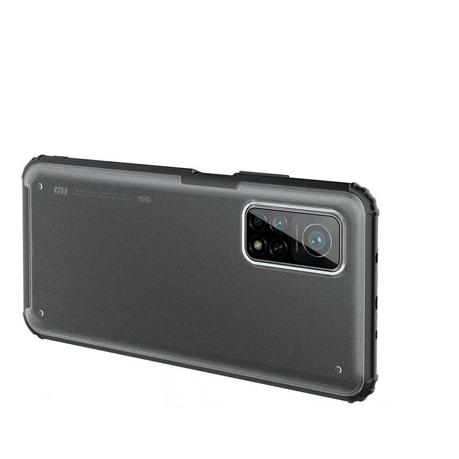 Xiaomi Mi 10T 5G Kılıf Zore Volks Kapak Siyah