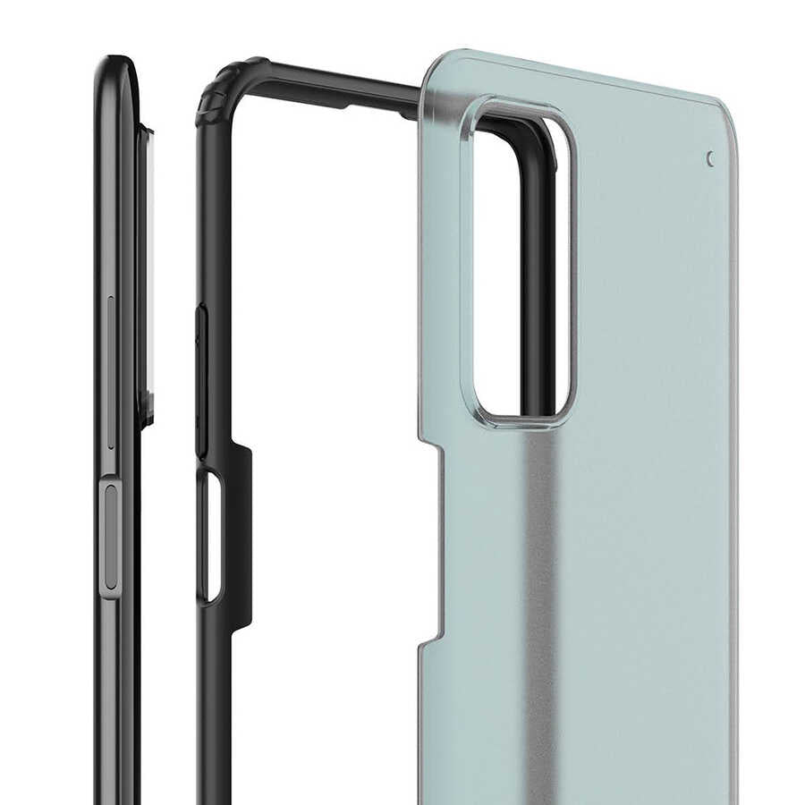Xiaomi Mi 10T 5G Kılıf Zore Volks Kapak Siyah