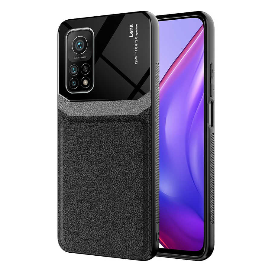 Xiaomi Mi 10T Pro 5G Kılıf Zore Emiks Kapak Siyah