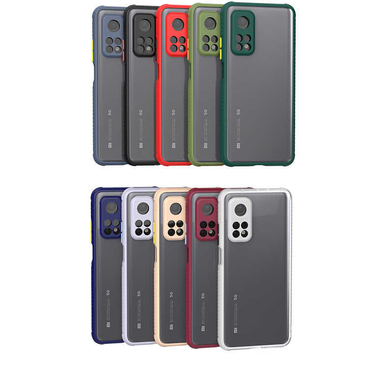 Xiaomi Mi 10T Pro 5G Kılıf Zore Kaff Kapak Siyah