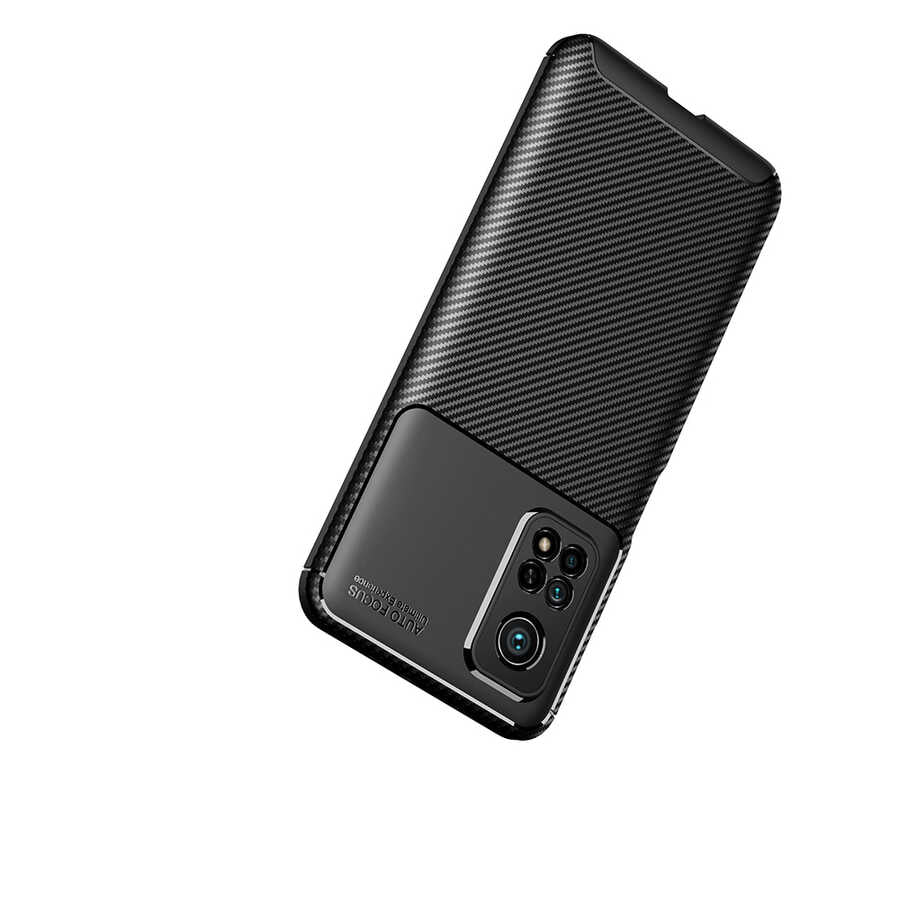 Xiaomi Mi 10T Pro 5G Kılıf Zore Negro Silikon Kapak Kahverengi