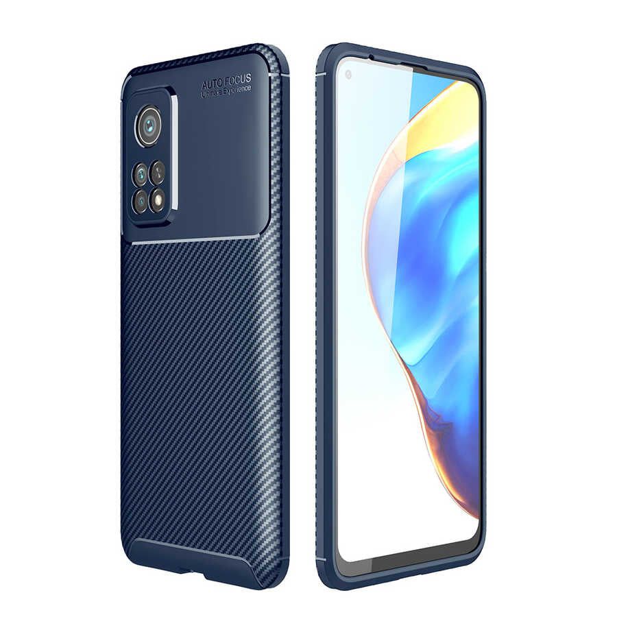Xiaomi Mi 10T Pro 5G Kılıf Zore Negro Silikon Kapak Lacivert