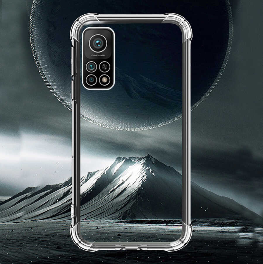 Xiaomi Mi 10T Pro 5G Kılıf Zore Nitro Anti Shock Silikon Renksiz