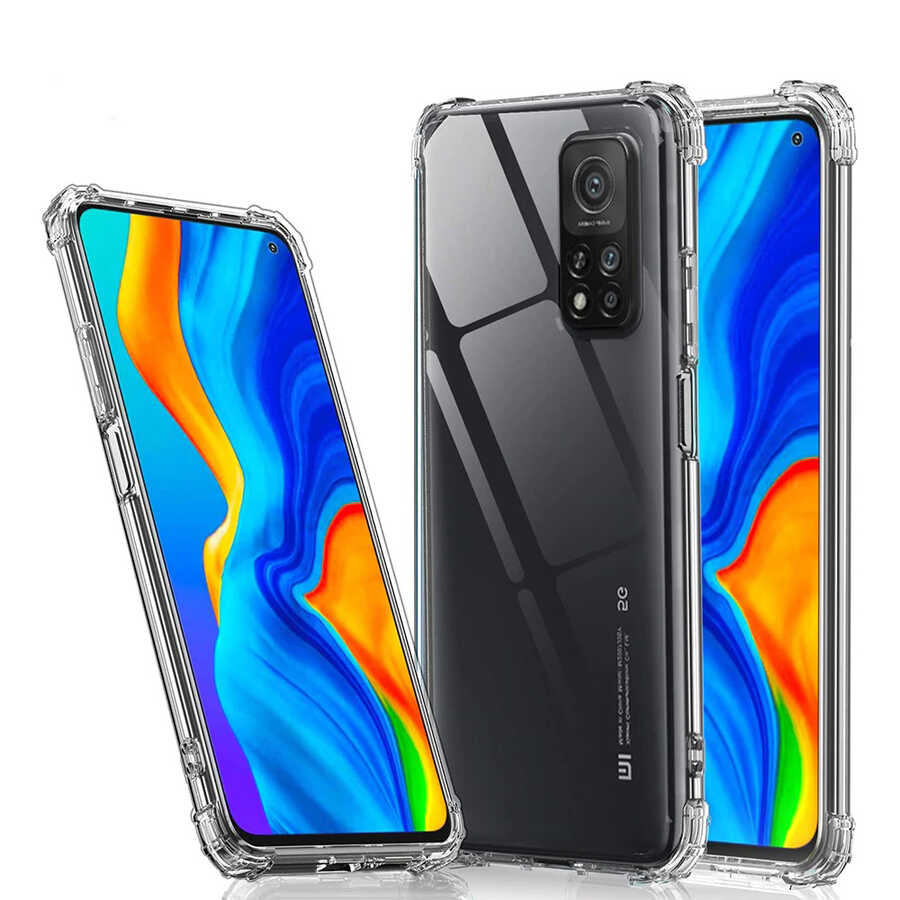 Xiaomi Mi 10T Pro 5G Kılıf Zore Nitro Anti Shock Silikon Renksiz