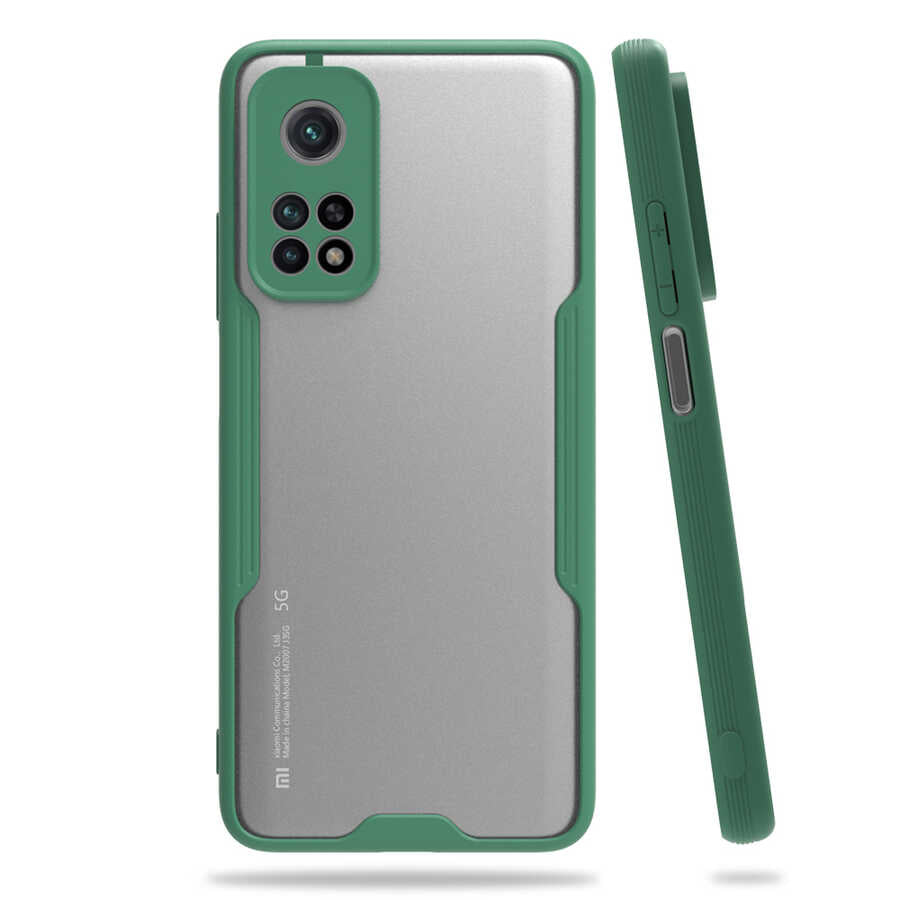 Xiaomi Mi 10T Pro 5G Kılıf Zore Parfe Kapak Mavi