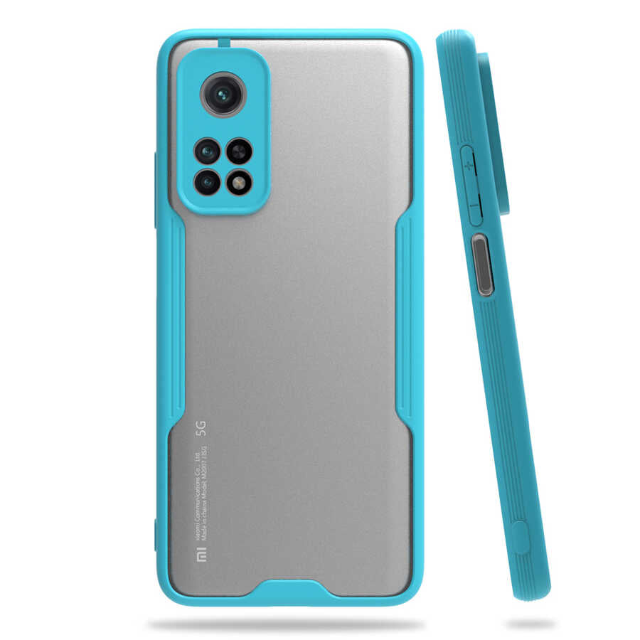 Xiaomi Mi 10T Pro 5G Kılıf Zore Parfe Kapak Mavi
