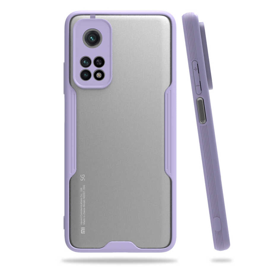 Xiaomi Mi 10T Pro 5G Kılıf Zore Parfe Kapak Mor
