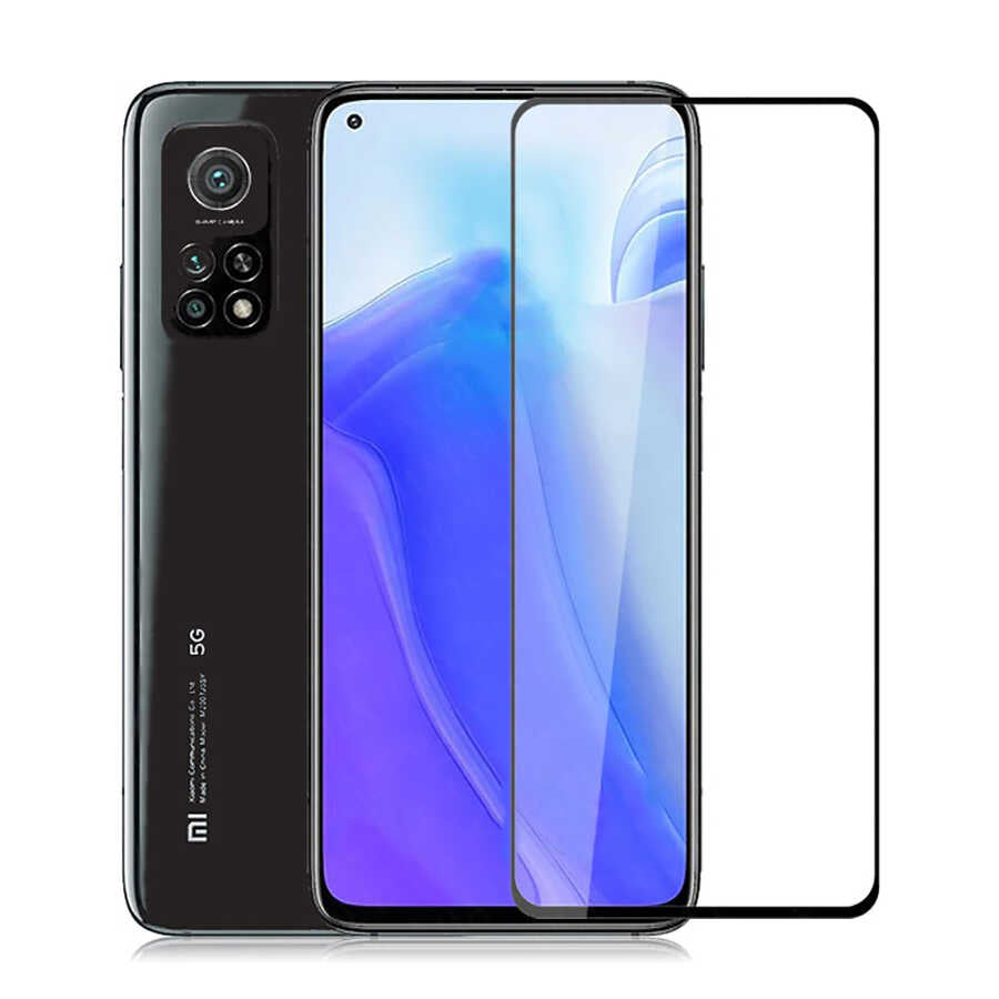 Xiaomi Mi 10T Pro 5G Zore Süper Pet Ekran Koruyucu Jelatin Siyah