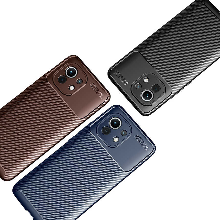 Xiaomi Mi 11 Kılıf Zore Negro Silikon Kapak Lacivert