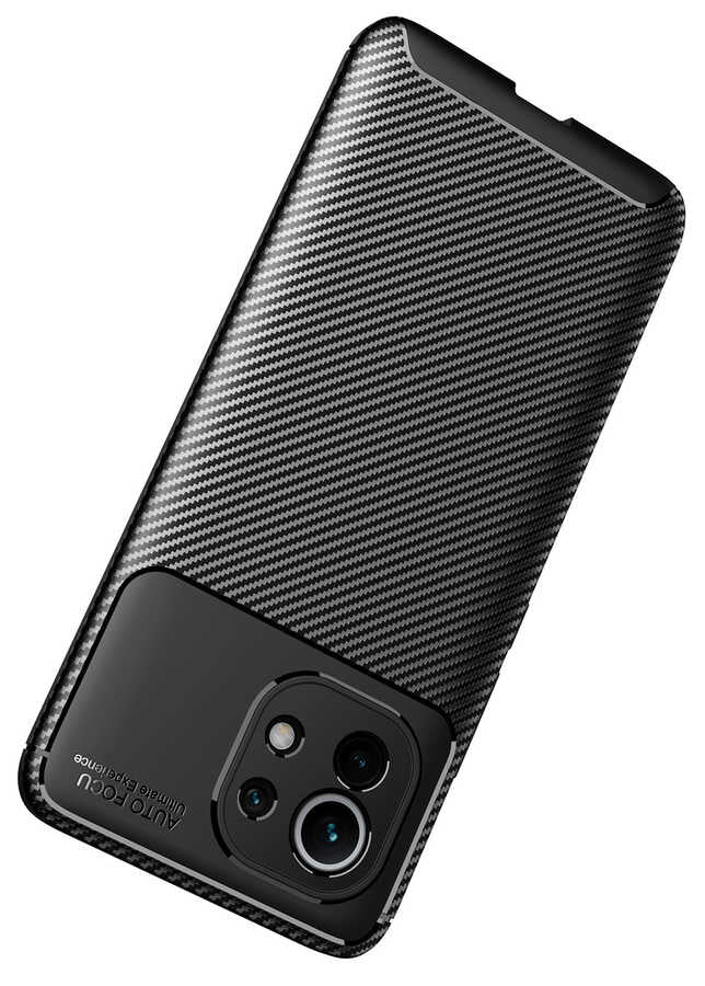 Xiaomi Mi 11 Kılıf Zore Negro Silikon Kapak Lacivert