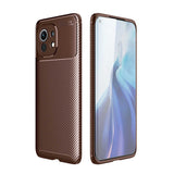 Xiaomi Mi 11 Kılıf Zore Negro Silikon Kapak Kahverengi