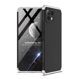 Xiaomi Mi 11 Lite Kılıf Zore Ays Kapak Siyah-Gri