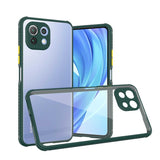 Xiaomi Mi 11 Lite Kılıf Zore Kaff Kapak Koyu Yeşil