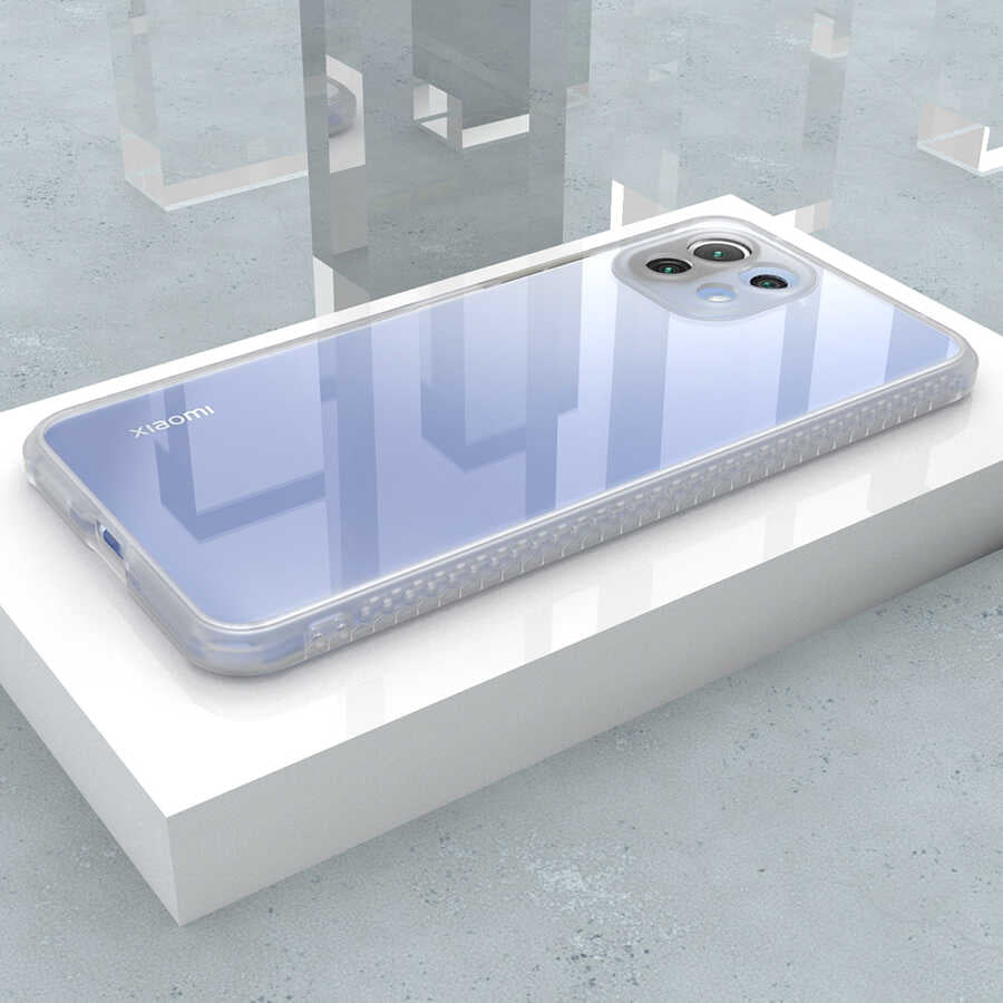 Xiaomi Mi 11 Lite Kılıf Zore Kaff Kapak Mor