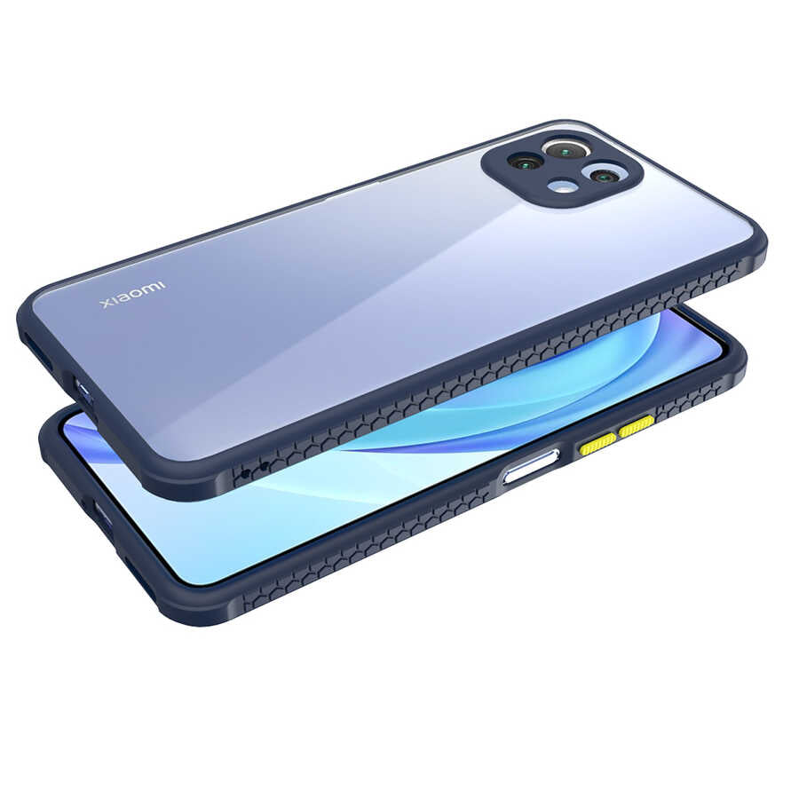 Xiaomi Mi 11 Lite Kılıf Zore Kaff Kapak Siyah