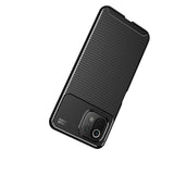 Xiaomi Mi 11 Lite Kılıf Zore Negro Silikon Kapak Kahverengi