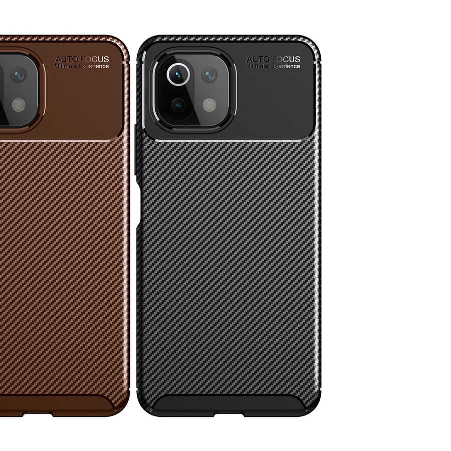 Xiaomi Mi 11 Lite Kılıf Zore Negro Silikon Kapak Lacivert
