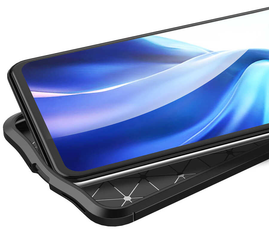 Xiaomi Mi 11 Lite Kılıf Zore Niss Silikon Kapak Siyah