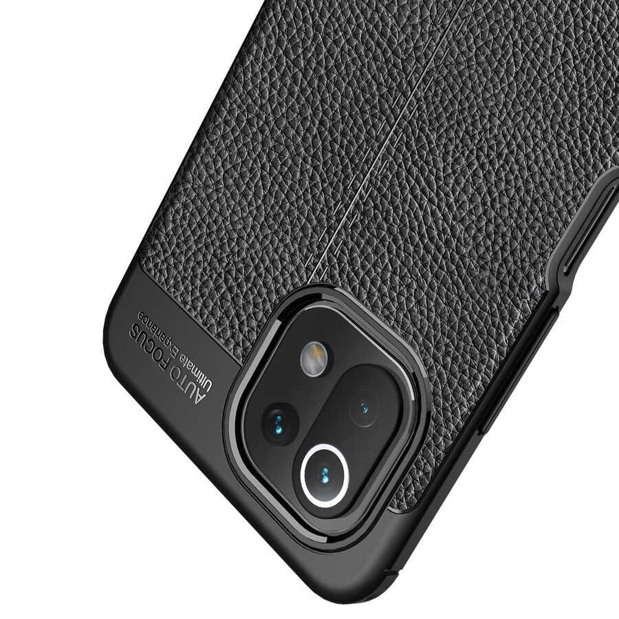 Xiaomi Mi 11 Lite Kılıf Zore Niss Silikon Kapak Siyah
