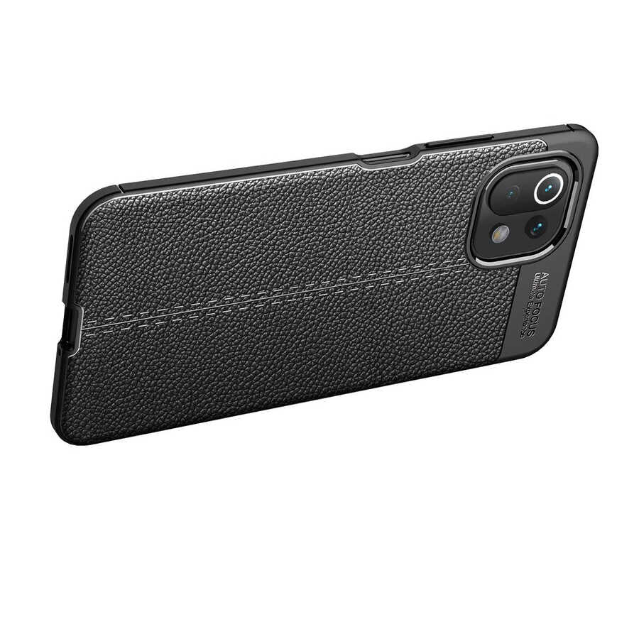 Xiaomi Mi 11 Lite Kılıf Zore Niss Silikon Kapak Siyah