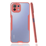 Xiaomi Mi 11 Lite Kılıf Zore Parfe Kapak Pembe