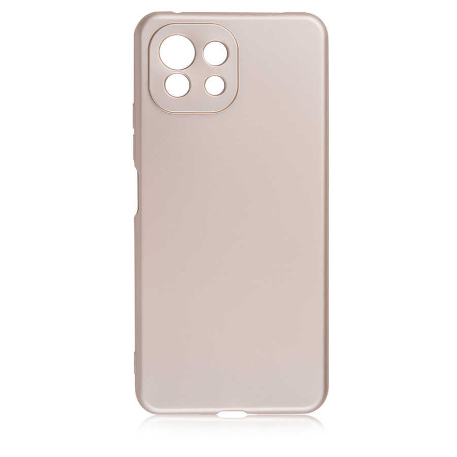 Xiaomi Mi 11 Lite Kılıf Zore Premier Silikon Kapak Gold