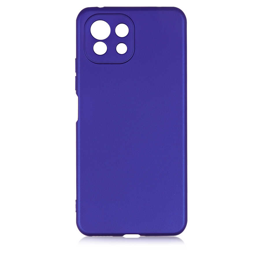Xiaomi Mi 11 Lite Kılıf Zore Premier Silikon Kapak Saks Mavi