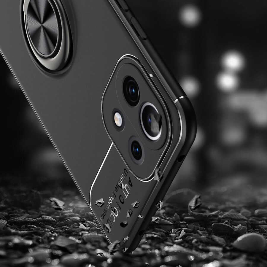 Xiaomi Mi 11 Lite Kılıf Zore Ravel Silikon Kapak Kırmızı