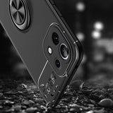 Xiaomi Mi 11 Lite Kılıf Zore Ravel Silikon Kapak Siyah-Rose Gold