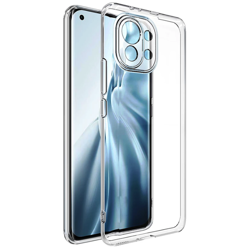 Xiaomi Mi 11 Lite Kılıf Zore Süper Silikon Kapak Renksiz