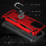 Xiaomi Mi 11 Lite Kılıf Zore Vega Kapak Kırmızı
