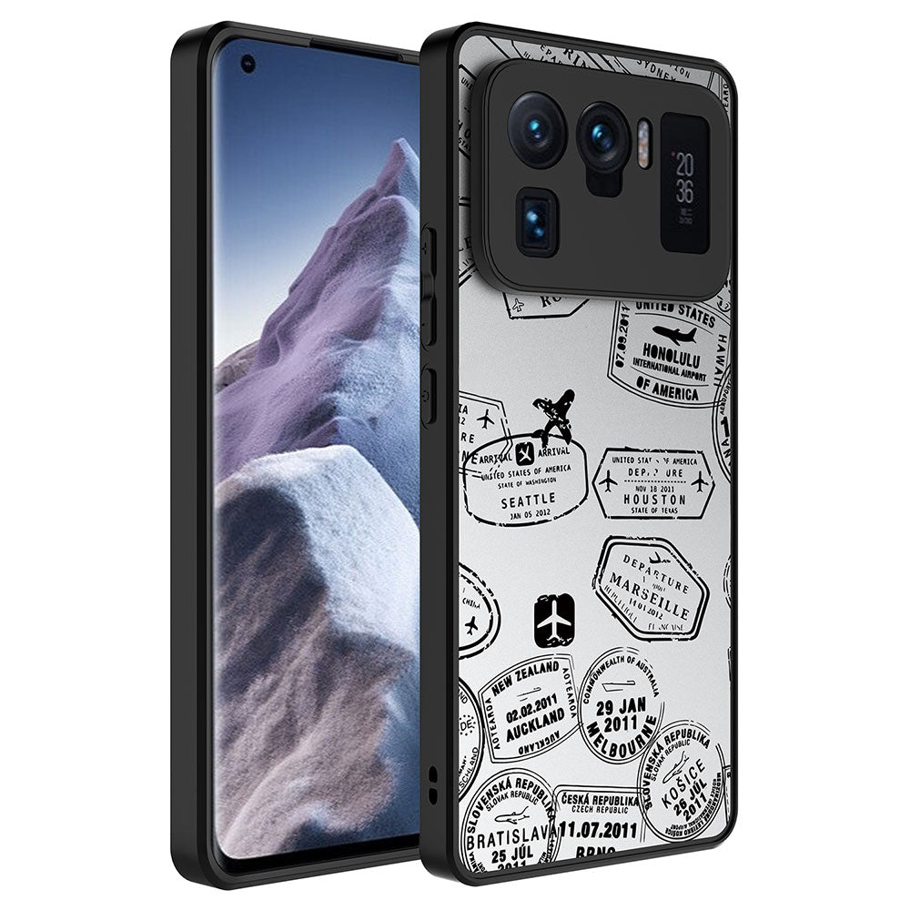 Xiaomi Mi 11 Ultra Kılıf Aynalı Desenli Kamera Korumalı Parlak Zore Mirror Kapak Seyahat