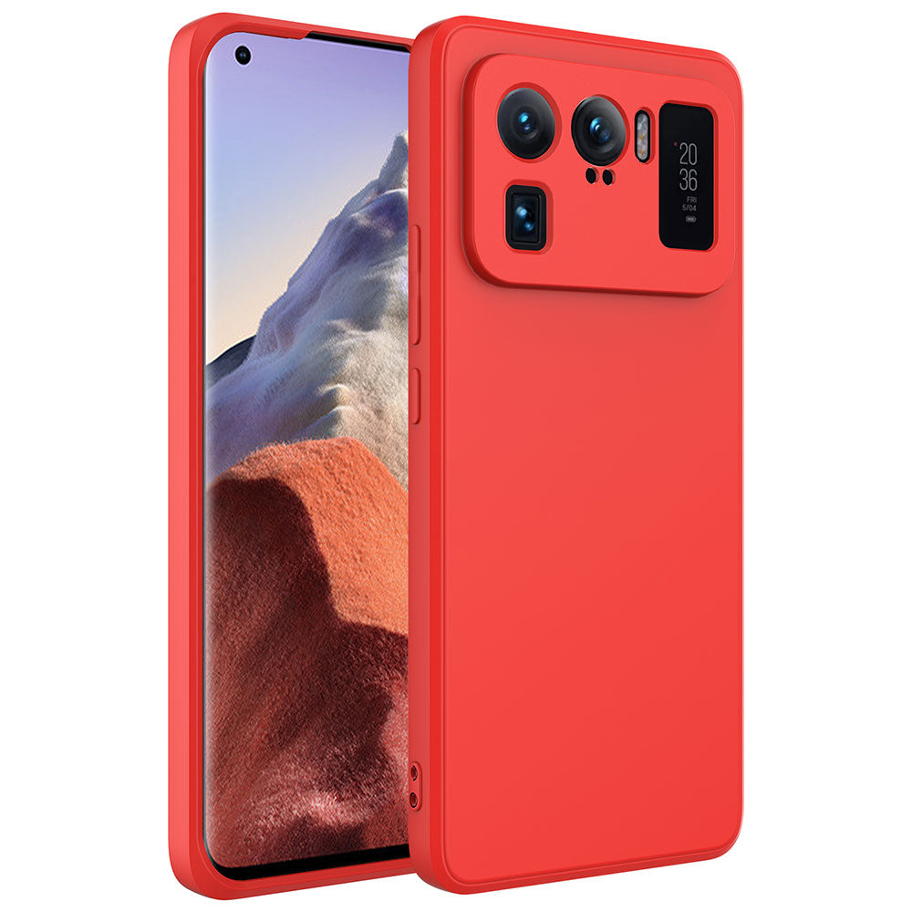 Xiaomi Mi 11 Ultra Kılıf Zore Mara Lansman Kapak Kırmızı