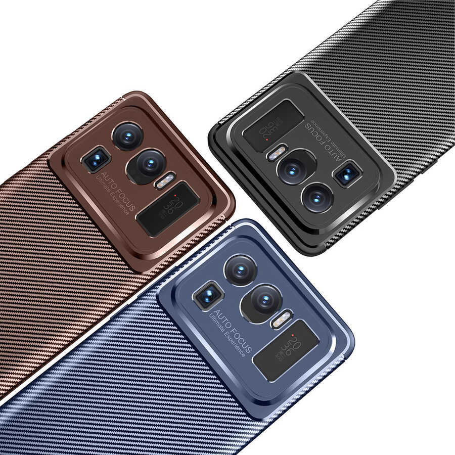 Xiaomi Mi 11 Ultra Kılıf Zore Negro Silikon Kapak Kahverengi