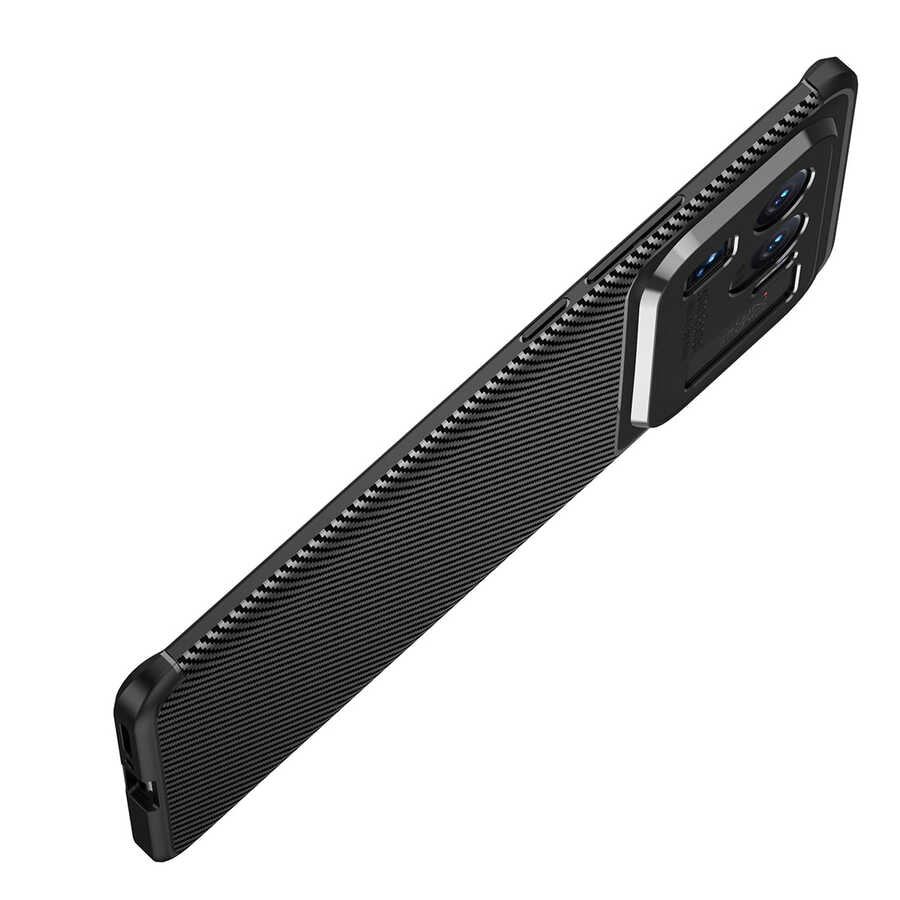 Xiaomi Mi 11 Ultra Kılıf Zore Negro Silikon Kapak Kahverengi