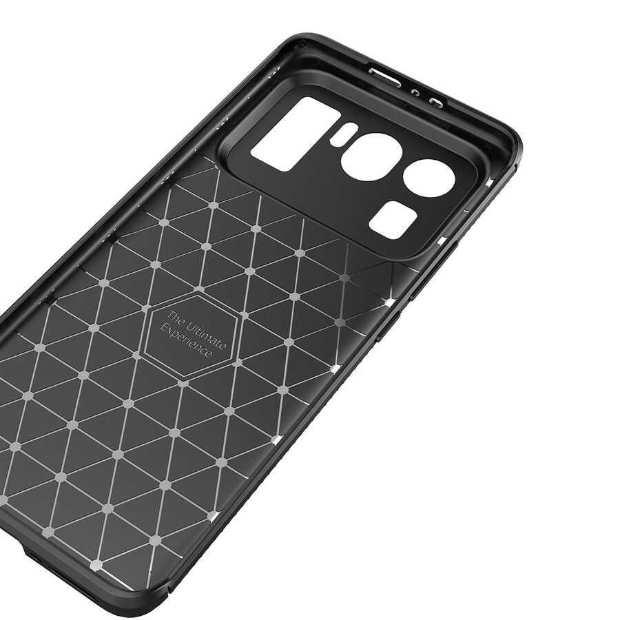 Xiaomi Mi 11 Ultra Kılıf Zore Negro Silikon Kapak Lacivert