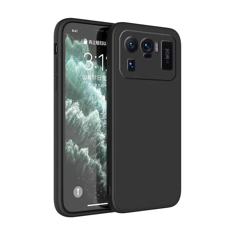 Xiaomi Mi 11 Ultra Kılıf Zore Premier Silikon Kapak Siyah