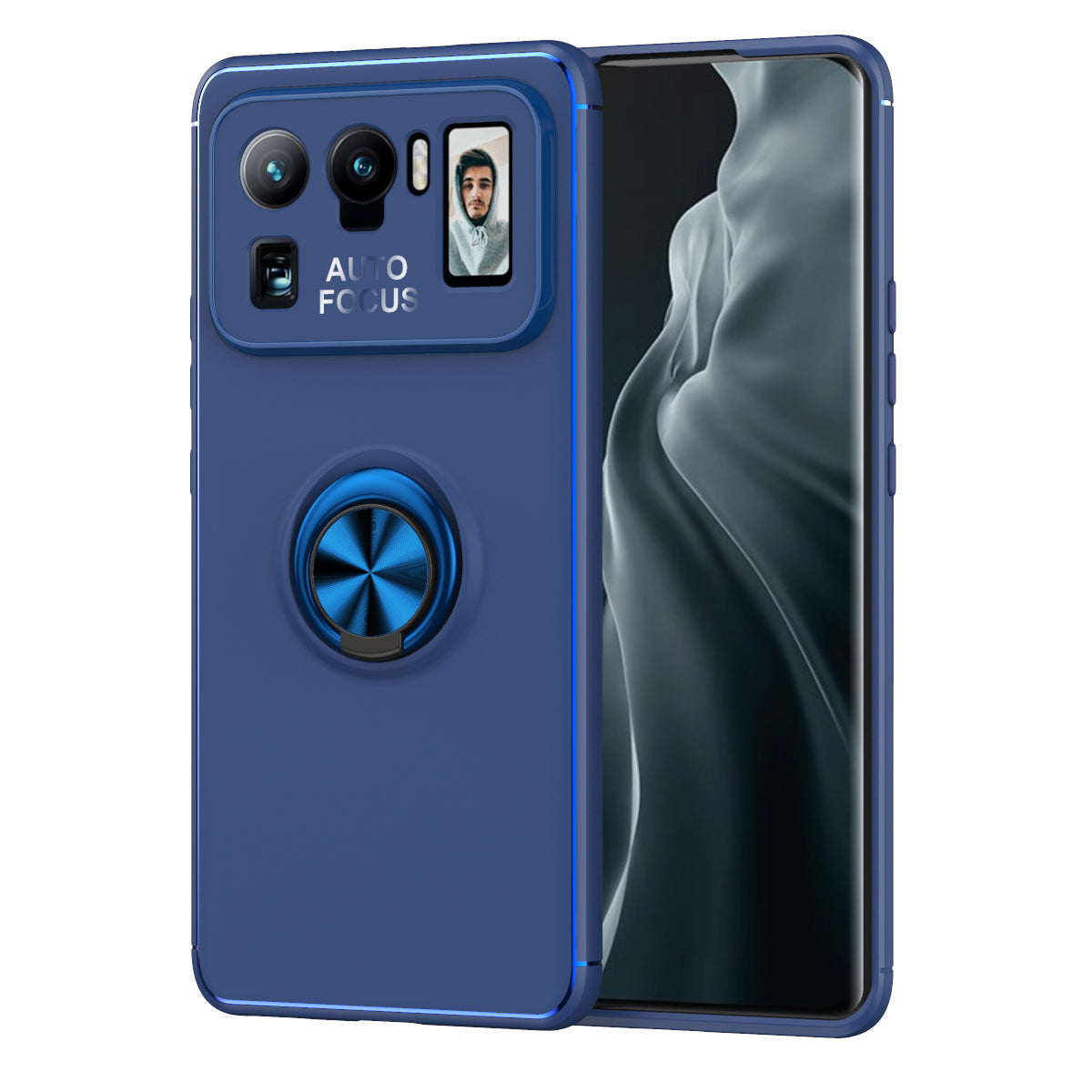 Xiaomi Mi 11 Ultra Kılıf Zore Ravel Silikon Kapak Mavi