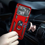 Xiaomi Mi 11 Ultra Kılıf Zore Vega Kapak Kırmızı