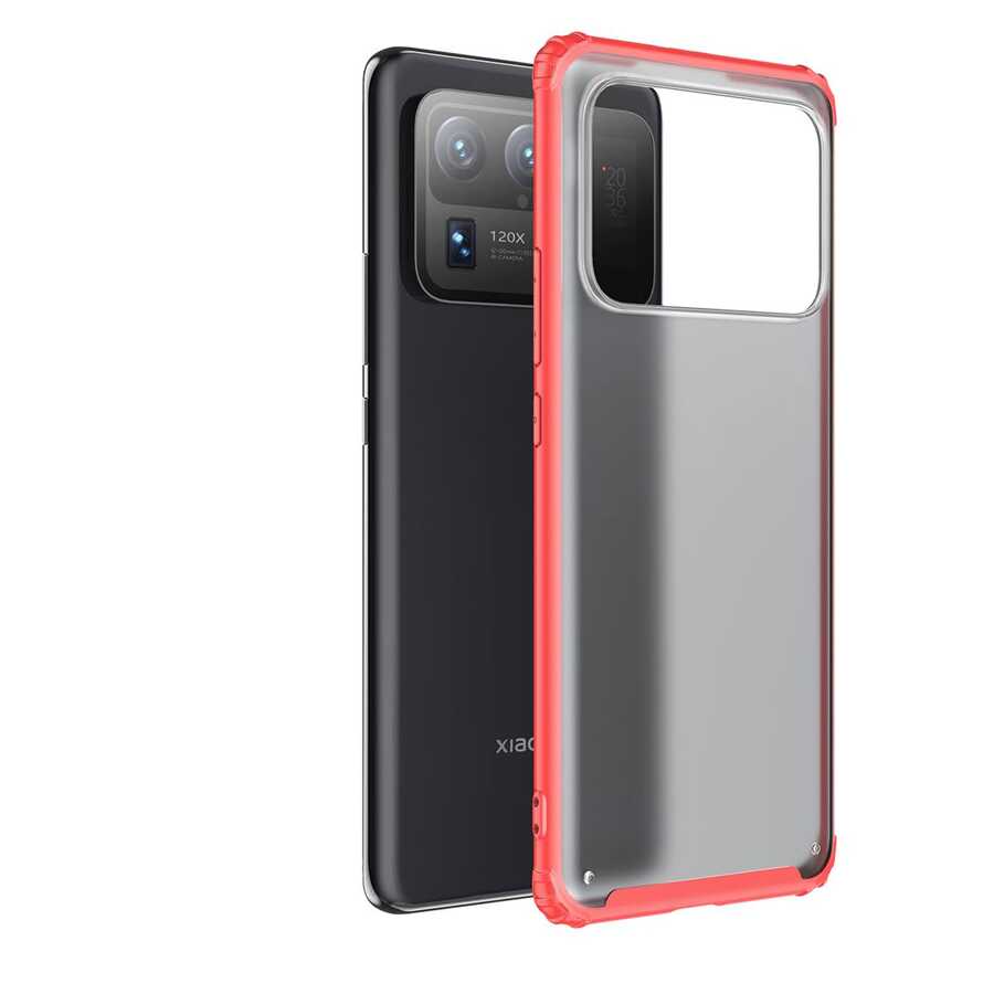 Xiaomi Mi 11 Ultra Kılıf Zore Volks Kapak Kırmızı